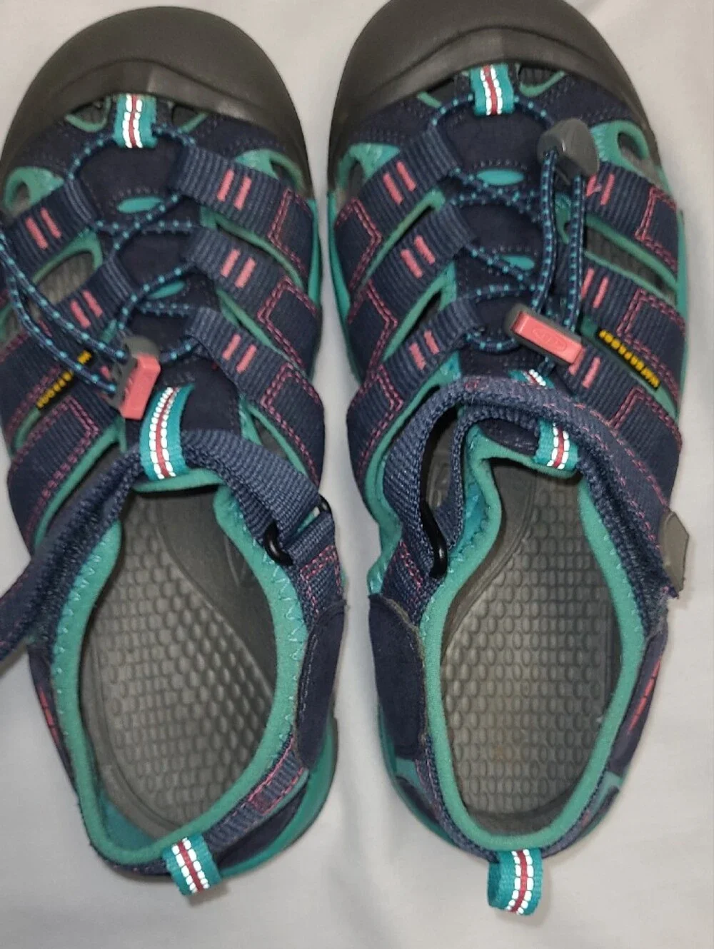 Keen Newport H2 waterproof closed toe Navy Teal Pink Water Shoes Sandals Durable